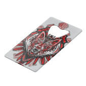 Conception de totem tribal Haida Loup (Devant Angle)