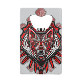 Conception de totem tribal Haida Loup (Dos)