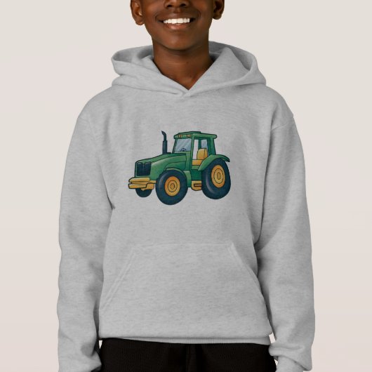 Conception de tracteur de dessin animé drôle (Devant)