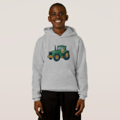 Conception de tracteur de dessin animé drôle (Devant entier)