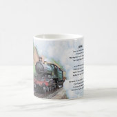 Conception de train - tasse de poème de fils (Centre)