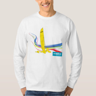 Conception de trimaran de Weta sur le T-shirt de