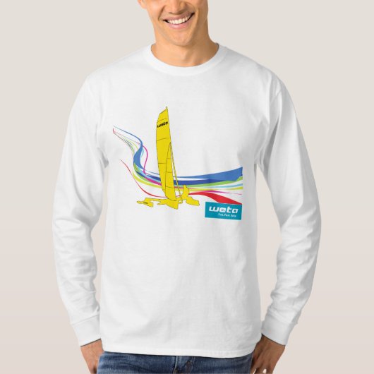 Conception de trimaran de Weta sur le T-shirt de (Devant)