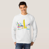 Conception de trimaran de Weta sur le T-shirt de (Devant entier)