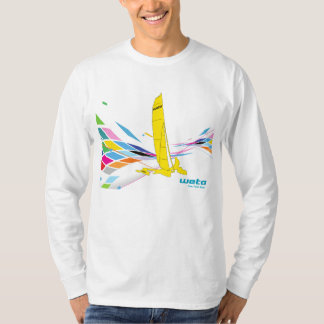 Conception de trimaran de Weta sur le T-shirt de