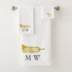 Conception de trompette monogrammée