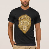 Conception de Tshirt à tête de lion (Devant)
