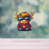 Conception de Tshirt Bubblegum Vache Highland Coqu (Neutre)