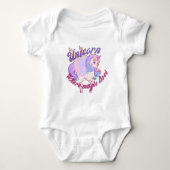 Conception de Tshirt licorne pour bébés  (Devant)