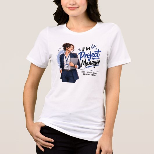 Conception de Tshirt pour Chef de Projet (Recto)