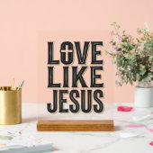 Conception de typographie chrétienne Amour comme J (Mariage)