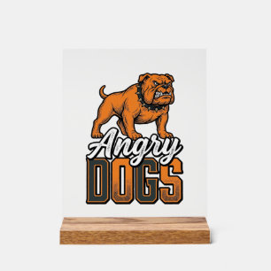 Conception de typographie de bouledogue vintage An