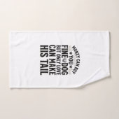 Conception de typographie de citation d'amour de c (Serviette à main)