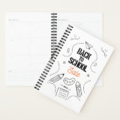 Conception de typographie de rentrée scolaire (Devant avec enveloppe)