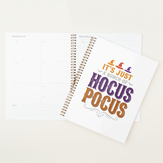 Conception de typographie Halloween Hocus Pocus vi (Devant avec enveloppe)