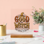 Conception de typographie Halloween sorcière genti (Mariage)