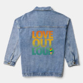 Conception de typographie Rétro Fierté Amour à hau (Verso)