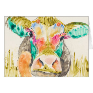 Conception de vache colorée