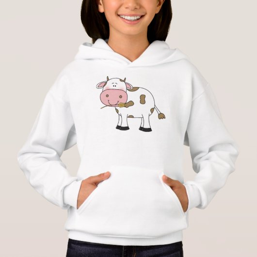 Conception de vache mignonne Art d'animal de ferme (Devant)