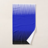 Conception de vague bleu (Serviette à main)