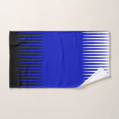Conception de vague bleu (Serviette à main)