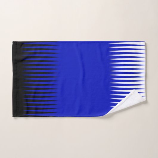 Conception de vague bleu (Serviette à main)