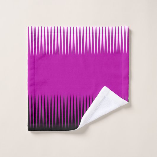 Conception de vague rose (Gant de toilette)