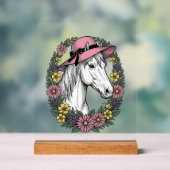 Conception de vecteur d'art de portrait de cheval  (Neutre)