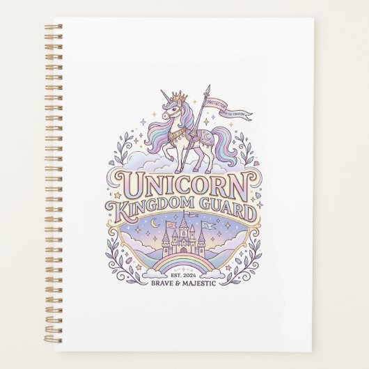 Conception de vecteur de cadeau de licorne de Wand (Devant)