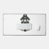 Conception de vecteur de cavalier de moto de gravu (Clavier et souris)