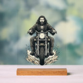 Conception de vecteur de cavalier de moto de gravu (Neutre)