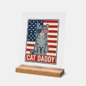 Conception de vecteur de chat patriotique Cat Dadd (Angle)