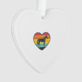 Conception de vecteur de cheval de coeur de couche (devant)