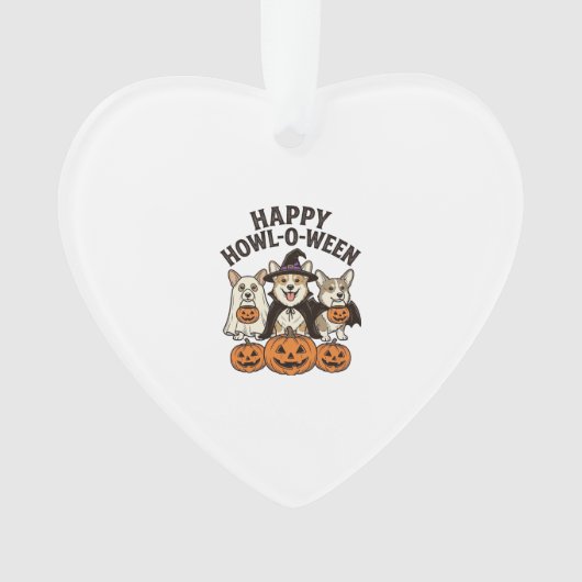 Conception de vecteur de chien de corgi de Hallowe (devant)