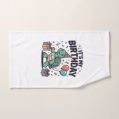 Conception de vecteur de fête de tortue d'annivers (Serviette à main)