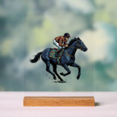 Conception de vecteur de jockey de course de cheva (Neutre)