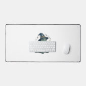 Conception de vecteur de magicien de tortue mignon (Clavier et souris)