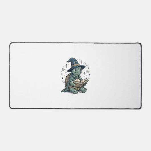 Conception de vecteur de magicien de tortue mignon (Recto)