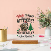 Conception de vecteur de Noël d'attitude de chien (Mariage)