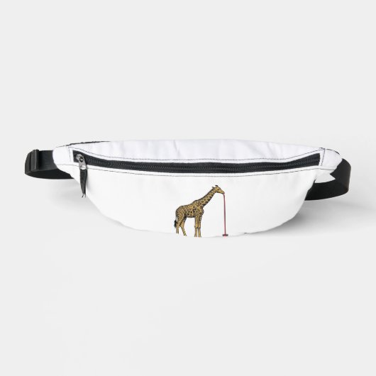 Conception de vecteur de paille à boire de girafe  (Recto)