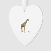 Conception de vecteur de paille à boire de girafe (devant)