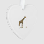 Conception de vecteur de paille à boire de girafe (devant)