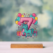 Conception de vecteur de poney mignon de fête d'an (Neutre)