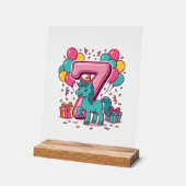 Conception de vecteur de poney mignon de fête d'an (Angle)