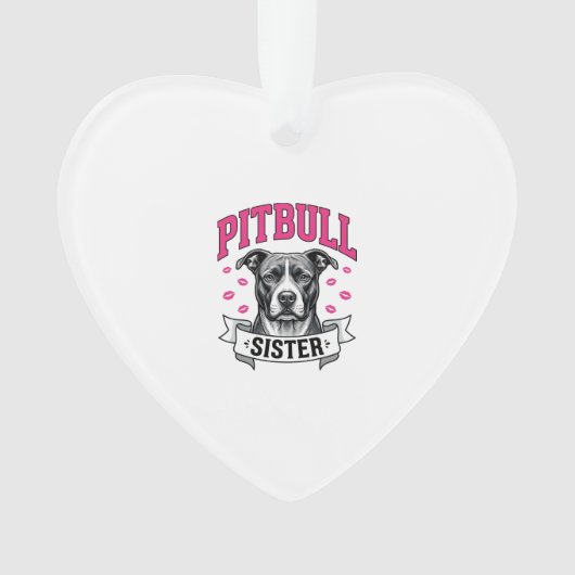 Conception de vecteur de soeur de Pitbull amateur (devant)