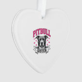 Conception de vecteur de soeur de Pitbull amateur (devant)