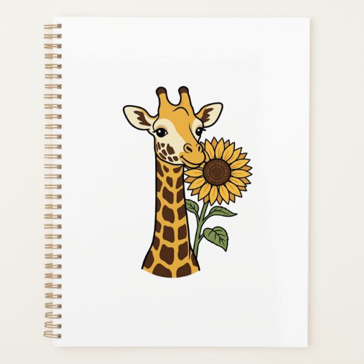 Conception de vecteur de tournesol de girafe vinta (Devant)