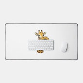 Conception de vecteur de tournesol de girafe vinta (Clavier et souris)