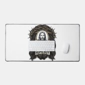 Conception de vecteur de visage saint couronné gra (Clavier et souris)