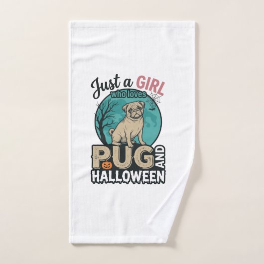 Conception de vecteur vintage de fille de Hallowee (Serviette à main)